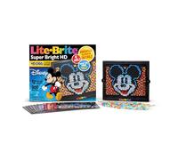 Lite Brite Super Bright HD, edición Disney - Pantalla Creativa Retro iluminada - Juego Educativo para niños, Mejora la Creatividad, Regalo para niños y niñas a Partir de 6 años