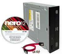 Lite-On BestDuplicator - Lector y Grabador de DVD/CD SATA, versión de Prueba Nero 12 Essentials, Unidad óptica Interna con Cable SATA, 8 Tornillos para PC, computadoras de Escritorio