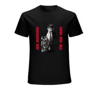 LiteMaid Joe Jackson I'm The Man - Camiseta de manga corta, color negro, Negro, S