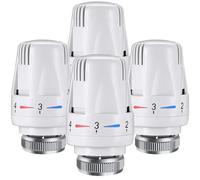 Litensh 2 cabezales termostáticos de radiador, TRV M30 x 1.5, cabezal de repuesto de válvula de radiador, válvula de radiador termostático, sistema de calefacción, cabezales de control de temperatura