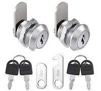 Litensh 2pcs Cerradura de buzón de seguridad, 20mm cerradura de Palanca de correo, cerradura de leva para cajón de gabinete, cerradura de puerta de caja