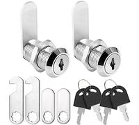 Litensh 2pcs Cerradura de buzón de seguridad, 25mm cerradura de Palanca de correo, cerradura de leva para cajón de gabinete, cerradura de puerta de caja