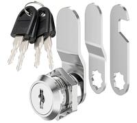 Litensh Boîte aux lettres serrure avec 4 clés boîte postale serrure tiroir serrure levier boîte aux lettres serrure à came serrure armoire serrure porte armoire serrure de casier