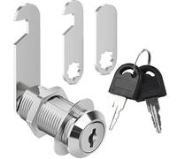 Litensh Candado de seguridad para buzón, armario con llave Anders, cerradura para muebles, cerradura de palanca para buzones, puertas de armarios, muebles con cerrojo (1, 40 mm)