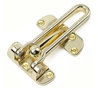 Litensh Cerradura de cadena de puerta, Cadena de Seguridad, Bloqueo de puerta de seguridad, Pestillo para puerta delantera e interior, Cerradura de protección de puerta (Dorado)