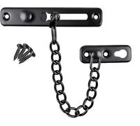Litensh Cerradura de Cadena para Puerta, Protector de Puerta de Acero Inoxidable Antirrobo con Cerradura de Presión, Pestillo de Cerradura de Protector de Puerta de Cadena Deslizante para Hotel Casa