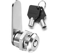 Litensh Cerradura tubular de leva con llaves diferentes, cerradura de buzón de correo y gabinete, cerradura de puerta y cajón, cerradura de armario (20 mm)