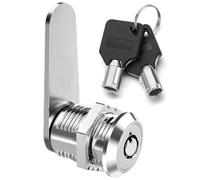 Litensh Cerradura tubular de rosca con llaves diferentes, cerradura de almacenamiento RV para buzón, caja de herramientas, gabinete, buzón, puerta, cajón, armario (30 mm)