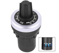 Litensh LA42DWQ 22 mm 2 K Regulador Potenciómetro Giratorio Inversor Resistencia Variable Velocidad Interruptor, 2 K Ohmios