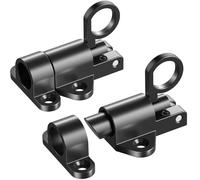Litensh Pestillo de Cierre Automático, Pestillo de Cerradura de Puerta con Resorte Perno，Pestillo de Perno Resiliente, Cerradura Automática de Seguridad con Resorte de Cañón Deslizante para Puerta con
