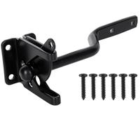 Litensh Pestillo de puerta de bloqueo automático, palanca de gravedad automática, pestillos de puerta, cerradura de puerta de jardín, cerradura de valla de acero inoxidable, perno de pestillo de