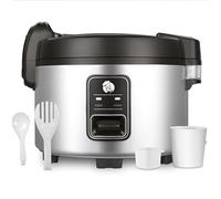 Liter Gewerblich Reiskocher für 25-35 Personen, Messbescher & Reislöffel, mit Antihaftbeschichtung und,Spülmaschinengeeignet, Auto Off