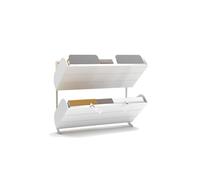 Litera abatible blanco 90x200/90x200cm 173 cm