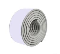 Litera almohadilla de escalera autoadhesiva, 200 x 8 cm, antideslizante, protección contra peldaños, cubierta para cama alta, escaleras, seguridad infantil, gris