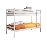 Litera + cajón almacenaje madera blanco 90x190/90x190cm