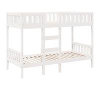 vidaXL Litera de Madera Maciza de Pino 80x200 cm, Marco de litera, Estructura de litera Baja, Estructura de litera Infantil, somier de litera