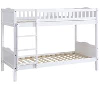 Habitat et Jardin Litera Infantil Gabriel - Madera - Blanco - 90 x 190 cm