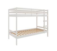 Litera infantil madera blanca 90x190cm
