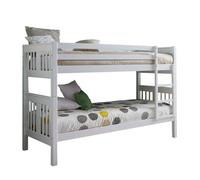 Litera madera blanca 90x190cm 102 cm