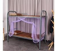 Litera Mosquitera Cama De Cuatro Esquinas Dosel Mosquitera Doble Individual,púrpura,180x195x180cm