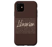 Literary Girl Bookish Bibliotecaria Vintage Divertido Regalo de Lectura Carcasa para iPhone 11