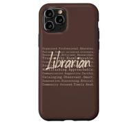 Literary Girl Bookish Bibliotecaria Vintage Divertido Regalo de Lectura Carcasa para iPhone 11 Pro