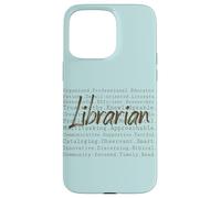 Literary Girl Bookish Bibliotecaria Vintage Divertido Regalo de Lectura Carcasa para iPhone 15 Pro MAX