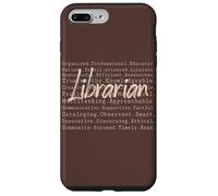 Literary Girl Bookish Bibliotecaria Vintage Divertido Regalo de Lectura Carcasa para iPhone 7 Plus/8 Plus