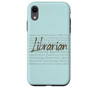 Literary Girl Bookish Bibliotecaria Vintage Divertido Regalo de Lectura Carcasa para iPhone XR
