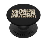 Literary Girl Bookish Booktrovert Vintage Divertido Regalo de Lectura PopSockets PopGrip Adhesivo