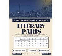 Literary Paris: Relaxing Large Print Word Search Puzzles for Adults & Seniors (Literary Word Search)