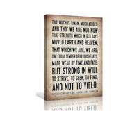 Literary Ulysses Poem Verse Poster