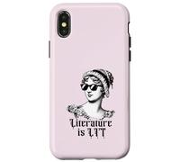 Literature IS Lit Fun Jane Austen Gafas De Sol Meme Carcasa para iPhone X/XS