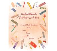 Literature Notebook for Students Who Love to Read: A4 Lined Notes for Book Lovers: Novels, Poems, Themes, Symbols & Quotes