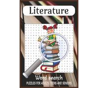 Literature Word Search Puzzle Book: Word Searches with Easy to Read Print | 6x9 inches, 110 pages | 50+ puzzles ... Gift for Vacations, Holidays and Free Times