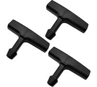 LiteTour Mango de arranque de retroceso de repuesto para motor de gasolina Husqvarna Craftsman Poulan, paquete de 3 mangos de arranque para motosierras, cortadoras de césped, generadores