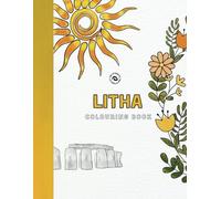 Litha Midsummer Coloring Book | 50+ Page Pagan Colouring Wheel Of The Year Festival Occult Artist Wicca Druid Otters Two Grimoire Holiday Sabbat ... Different Things To Do With Family Friends