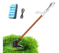 Litheli Desbrozadora a Batería 20V, 25 cm, Desbrozadora Eléctrica con Motor de Alta Potencia, Batería de 10000 mAh, Ideal para Jardines, Césped y Poda en Exteriores, Desbrozadora