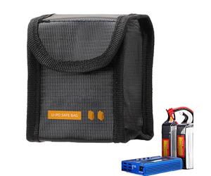 Lithium Battery Safe Bag - Flame Retardant Safety Protector, Long Lasting Fireproof High Temperature Storage Pouch, Purpose Battery Guard | for Drone Accessories RC Vehicles Electronics Portable