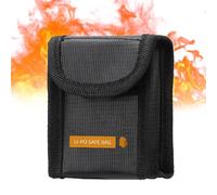 Lithium Battery Storage Bag - Flame Retardant, Fireproof Battery Guard | High Temperature Resistant Safe Bag For Charging, Transport, And Protection Of Lithium Batteries S M L, Portable Safety Case Fo