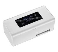 （Lithium battery x 1)Fridges Mini Medicine Refrigerator and Insulin Cooler Portable Insulin Refrigerator Travel Keeping Cooling 2-8 Drug Co