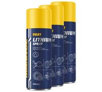 Lithium Spray Grasa 3 X 400ML Wälzlagerfett Grasa Lithiumfett