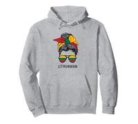 Lithuanian Girl Lithuanian Heritage Lithuania Flag Sudadera con Capucha