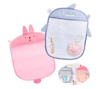 Lithyc Paquete de 2 Redes Para Bolsa Juguetes, Red Juguetes BañO,Guarda Juguetes BañEra,Almacenamiento de Juguetes de BañO con Ventosas Resistentes Para Almacenamiento de Juguetes de BañO