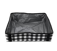 Litière Portable, litière pour Chat Pliable, litière de Voyage légère et étanche pour Chat Avec Design Pliable, Usage intérieur et extérieur, en PVC pour Chats