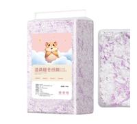 Litière Pour Petits Animaux - coton de papier de pâte de bois 450g Copeaux De Bois Contrôle Des Odeurs,Litière Hamster et Souris - Pour Les Fournitures De Sommeil Lapin Furet Gerbille Hérisson Repti
