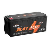LiTime Batería Litio 36V 60Ah para Carrito de Golf, 120A BMS, Batería LiFePO4 36V 60Ah, Soporta 3kW Motores, 15.000 Ciclos, hasta 4,6kW de Potencia de Salida Continua, para Carritos de Golf