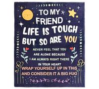 Litinliv 150 x 130 cm Suave Manta Manta Polar Franela,Regalo Franela Mantas,Súper Suave Manta para Sofá Invierno,Mantas Personalizadas de Mensaje Bendición,para Madre Amiga Novia Abuela