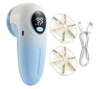Litinliv Quitapelusas Electrico, Quita Bolas de la Ropa Pantalla LED, Cuchilla de Quitapelusas Recargable Potente y Eficiente, Removedor de Pelusas para Ropa y Muebles Sueter/Abrigo de Lana/Manta