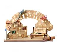 Litinliv Regalos de Dinero para la Jubilación, Regalos de Dinero, Regalo de Jubilación con LED, Regalo Divertido, Regalos de Jubilación, Regalo de Pensión, Jubilacion Hombre, Feliz Jubilacion